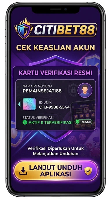 Tampilan kanal resmi citibet88
